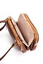 4-Compartment Clip-On Lined Soft Leather Hand and Shoulder Bag, Crossbody Women's Bag - 2