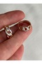 Xuping Quality Stylish Stone-Embellished Hoop Trendy Stylish Earrings Rose Color - 3
