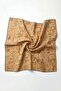 Soft Scarf Geometric Pattern Pale Orange 90X90 - 4