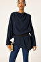 Draped Crepe Tunic - 2
