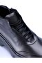 Italian Style Internal and External Natural Leather Men's Shoes Black T12975 - 8