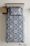 Single Duvet Cover Set with Elastic Sheet Cotton Vintage - 6