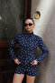 Polka Dot Jacket Shorts Set - 2