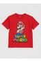 Crew Neck Super Mario Printed Boys' T-Shirt (S6)