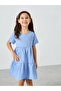 Girls Checked Short Sleeve Tiered Dress - 2