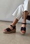 Hermosa Anthracite Genuine Leather Sandals - 3