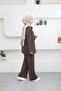 6477 - Stylish Comfortable Modal Soft Fabric Shirt Collar Women's Set - 3