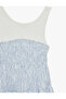 Gipeli A-Line Crew Neck Sleeveless Long Striped Dress - 5