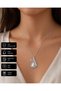 Swan Figured Women's Necklace 316L Stainless Steel Stone Gift