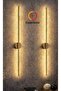 Modern Decorative Electric Led Wall Sconce with Stone Centerpiece 70 cm Daylight Antique 1 Piece - 3
