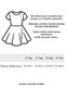 Girl's Teddy Bear Detailed Salopet Dress T-Shirt Set - 5