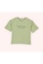 Baby Boy Letter Printed Short Sleeve Crew Neck T-Shirt 0-5 Years Green