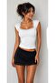 Women's Lace Detailed Square Neckline Backless Stylish Blouse - 2