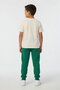 Dark Green Boy's Shark Print T-Shirt and Sweatpants 2-Piece Set 23907 - 6