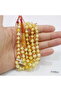 Decorative Transparent Baltic Amber Rosary 65 beads 23.5 g 8.5 mm - 4