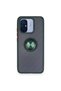 Xiaomi Redmi 12C Case with Camera Protection, Ring Holder, Magnetic Stand, Frosted Back Cover