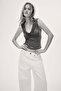 Cowl-neck jersey top - 3