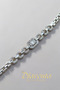 Xuping Silver Baguette Stone Women's Bracelet – 17+2 cm |   Non-Tarnish Xuping Jewelry