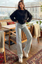 Ice Blue - Palazzo Jeans - 4
