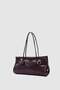 Enyola Vintage Baguette Bag Plum - 2