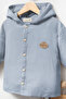 Boy's Hooded Muslin 2-Piece Summer Set 3714 Smr - 5