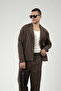 Trend Biz Oversize Blazer Linen Bottom Top Men's Suit - 2