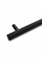 586/160/16 Black Serrated Metal Handle 160 mm – Modern Cabinet Drawer Handle Pack of 5 - 2
