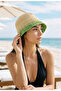 Aesthetic Design Two-Color Crochet Women's Hat - 2