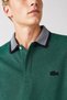 Regular Fit Polo T-Shirt Men's Polo Collar T-Shirt Green - 2