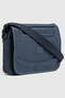Gk76 Unisex Nubuck Leather Messenger Bag Crossbody Bag Shoulder Bag Dark Blue - 3