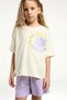 U.S. Polo Assn Girls' Tulip Print 2-Piece Set 9-15 Years Old Lemon - 2