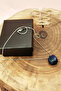Lapis Lazuri Natural Stone Chain Handmade Necklace End: 2 cm Chain: 20 cm Boxed - 4