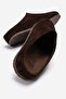 Denivel Women's Genuine Leather Slippers Brown Suede - 3