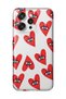 Oppo Reno 15 / 15F Compatible Transparent Phone Case with Eye and Heart Pattern