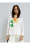 Off White Floral Print Long Sleeve Shirt - 3