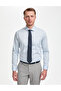 Light Blue Italian Collar Slim Fit Basic Shirt 50325328-Vr003