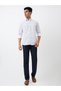 Men White All-Over Print Slim Fit Shirt - 5