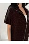 Crystal Stone Modal Fabric Vest and Trouser Set - 4