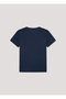 Blue Pure Cotton Men Premium T-Shirt - 5