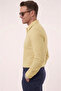 Beige Striped Textured Wrinkle-Resistant Comfortable Fit Men's Shirt 2602607 - 4