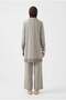 Lace Detailed Hidden Button Trousers Double Suit Stone 26Yt664 - 4