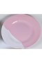 Melamine Dinner Set 50 Pcs Two Tone Pink White - 6