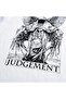 Judgment Unisex Oversize White T-Shirt - 3