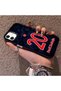 Silicone Edge Hard Back Phone Case Compatible with iPhone 12 Mini Ferdi