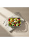 Rectangular Glass Food Storage Container with Natural Bamboo Lid – Eco-Friendly Design – 17 × 12 cm - 4