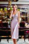 Women's Satin Lace 6-Piece Dowry Nightgown, Dressing Gown, Pajama Set 441 - 2