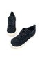 Black Color Lace-Up Women's Sports Shoes Knitted Knit Sports Shoes between Sizes 36-40 - 3