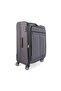 Priscila 4 Wheel Soft Trolley, 55 cm, Anthracite - 4