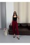 Crep Fabric Balloon Fit Comfortable Casual Women's Trousers Stretchy Fabric Ankle Length - 8