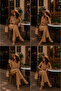 Linen Look Blouse & Elastic Waist Trousers Double Set - 3